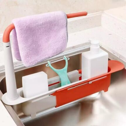 Telescopic Sink Drain Rack Organzier Holder
